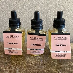 “LIMONCELLO” BBW/WB, Three (3)-Wallflowers Home Fragrance Refills, NWT & Sealed